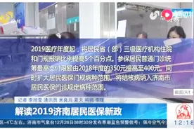 济南公布2019居民医保新政，关于这些调整，你需要知道！视频封面