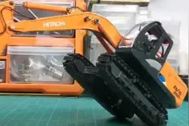 全金属遥控挖掘机，1/40全新升级完成视频封面