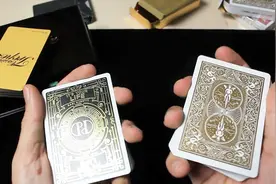 黄金打造的扑克牌，尽显土豪身价，众位赌王来一副不视频封面