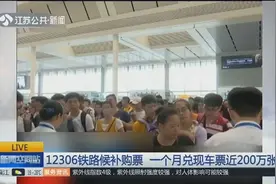 每秒售票达700张！12306铁路候补购票，一个月兑现车票近200万张视频封面