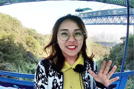 实拍广州白云山蹦极，300元跳一次，来玩的多是失恋女青年！视频封面