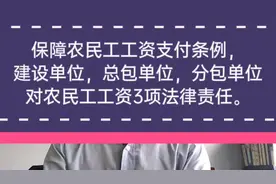 #包工头因讨薪失败离世#，相关单位拖欠农民工工资3项法律责任视频封面