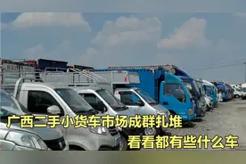 二手小货车市场上成群扎堆的车，看看都有些什么车？视频封面