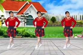 网络热歌广场舞《甜甜甜》动听的旋律真好听，歌美舞美