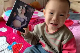 我就站在你面前，看我几分像从前，5年前的孕照看懵我娃😄