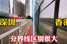 实拍：深圳和香港分界线，区别很大！#24节气云游记#视频封面