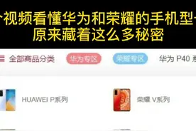 一个视频看懂华为和荣耀手机的型号，原来藏着这么多秘密？视频封面