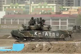 韩国陆军K1A1主战坦克性能展示视频封面