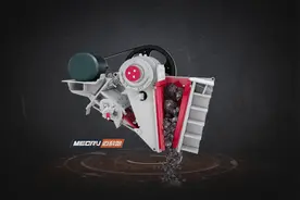 颚式破碎机，工作原理动画演示，迈科路重工！