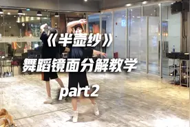 白小白《半壶纱》舞蹈镜面分解教学part2