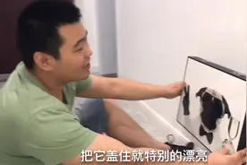 农村小伙给新家装饰电表箱，完工后，看着真漂亮