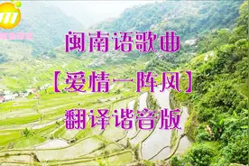 翻译谐音-闽南语歌曲(爱情一阵风)歌词中文译音白话版-原唱陈百潭视频封面
