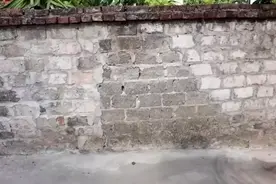 农村老师傅用水泥翻新自家围墙，这手艺厉害了！视频封面