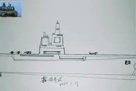 简笔画航空母舰，感觉少了什么东西？