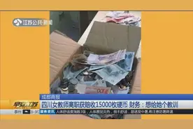 女教师遭校方辞退,劳动仲裁获7500元赔偿,财务员给她15000枚硬币视频封面