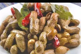 大厨教你一款特色凉菜，秘制卤花生，详细配比全告诉你