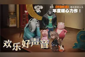 2016年照明娱乐励志搞笑类，高分音乐动画电影《欢乐好声音》视频封面