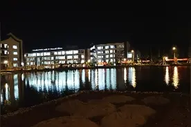泰山科技学院新校区，晚上太美了视频封面