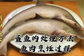 广东大厨教你如何处理和烹饪鲨鱼！做法详细，网友：太好吃了视频封面