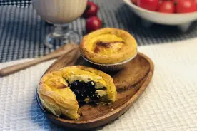 火遍全网的珍珠奶茶蛋挞，在家20分钟就能做出来，热量还少一半