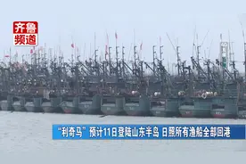 台风“利奇马”预计11日登陆山东半岛，日照所有渔船全部回港视频封面