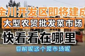 金川开发区即将建成的大型农贸批发菜市场，快看看在什么位置？视频封面