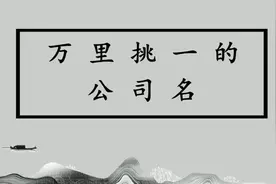 公司起名大全 万里挑一的公司名视频封面
