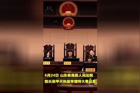 山东高院院长张甲天执槌审理特大毒品案视频封面