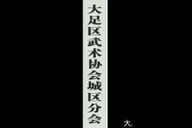 大足区武术协会城区分会～会长覃斌视频封面