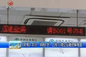 农行”纳税E贷“上线，纯信用线上融资利器，小微企业融资解难题视频封面