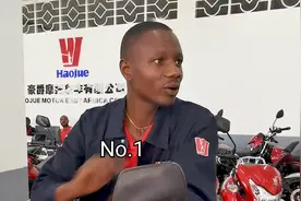 豪爵摩托进入卢旺达，非洲朋友称赞质量绝对是非洲第一👍🏻视频封面