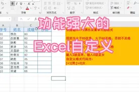 功能强大的Excel自定义