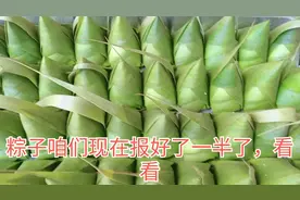 1小时包100个粽子的方法，大小一致，学会了可以开店，味道鲜美。视频封面