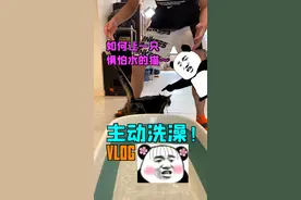 如何给一只怕水的猫，主动洗澡！