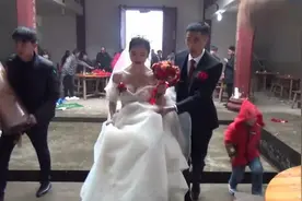 花50万彩礼，娶25岁漂亮胸模，新娘确实太美，钱花得值视频封面