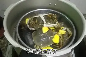 阿伟第一次清蒸大闸蟹，不洗直接蒸，这样能吃吗?视频封面