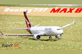 外国大神自制737-MAX8模型飞机，从制作到起飞全过程，烧钱的玩具视频封面