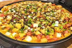 剩馒头别扔了，加2个鸡蛋，轻松做出早餐饼，比披萨简单还好吃