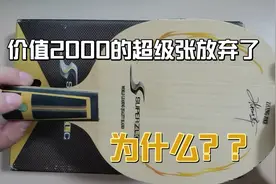 价值2000元蝴蝶超级张继科底板放弃了，为什么？看业余小伙怎么说视频封面