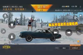 和平精英：队友掉线怎么办？仅需1个道具，带着他一起吃鸡！