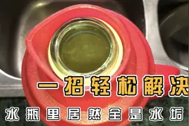 热水瓶用久了！内壁居然全是水垢，教你一招轻松、快速解决问题！视频封面
