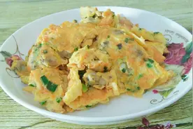 花蛤煎鸡蛋不一样的味道，你肯定没吃过