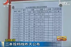 江西高招：二本投档线7月25日公布