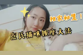 点氏按摩‖一份点氏独家猫咪按摩大法请您查收＃毕业＃