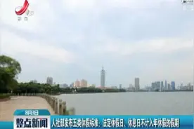 人社部发布五类休假标准：法定休假日、休息日不计入年休假的假期视频封面