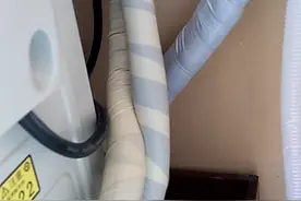 安装空调不懂，管子弯成这样，对制冷是否有影响