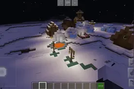 我的世界：出生点在冰刺之地的种子，附近还有一个冰原村庄和雪屋