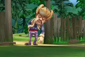 熊出没：强哥真倒霉栽一跟头木头也被扛跑了，真是赔了夫人又折兵视频封面