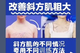 斜方肌粗大改善，脖子粗背厚改善，用对方法. 网红教程详解视频封面