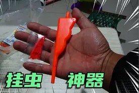 渔具店老板推荐的挂虫神器，拿回家一试，用起来太方便了视频封面
